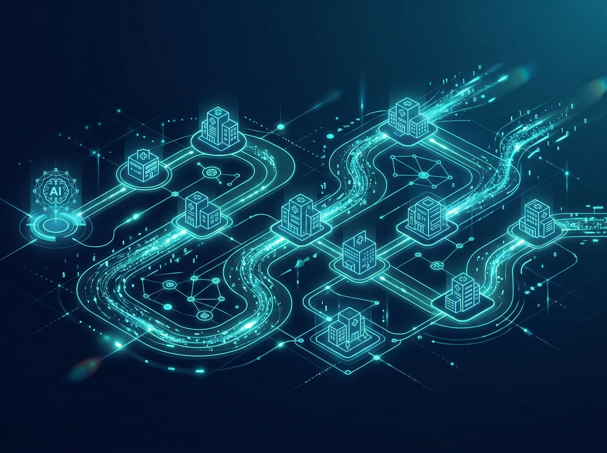 Digital roadmap visualization for healthcare AI strategy