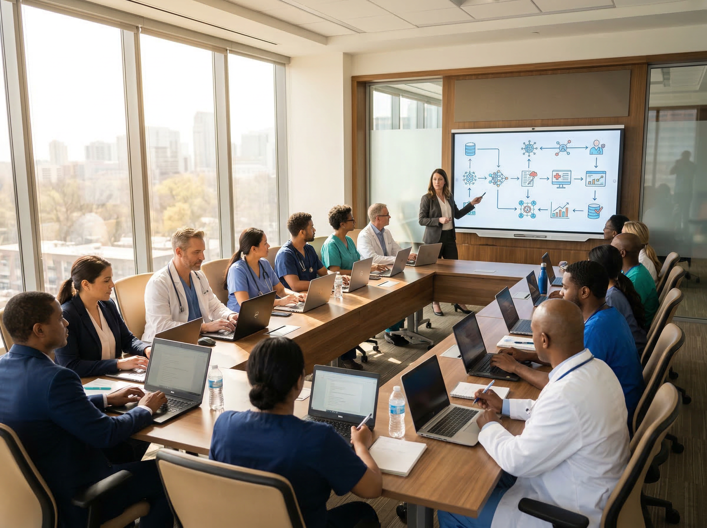 Healthcare training workshop on AI tools